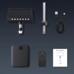 7-inch HD digital microscope, equipped with eight adjustable LED lights, can be operated remotely and supports photography and video recording - Image 4