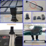 Universal Car Roof Rack Adapter - Durable Steel, Secure & Ventilated Cargo Carrier for Any Vehicle with Rain Guards, Easy Installation, Fits Most Cars, SUVs, and Trucks, Car Roof Rack, Cargo Carrier, Car Roof Rack, Cargo Carrie - Image 3