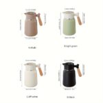 1-Pack Stainless Steel Thermal Carafe 1.5L - Double-Wall Vacuum Insulated Hot Water Pot, Coffee Dispenser, Office Tea Flask, Heat Retention, Uncharged, No Battery Needed - Image 5