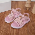 2024 (Upgraded Version) Girls' Summer Sandals, Stylish And Versatile Soft-Soled Beach Sandals for Princesses, Suitable for Toddlers And Older Children. - Image 5