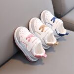 Spring And Autumn Children'S Walking Shoes, Breathable Soft-Soled Shoes for Boys And Girls, Anti-Slip And Collision-Resistant Ultra-Fiber Baby Shoes.