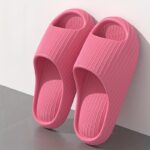 Women's Comfort Slides - Non-Slip, Durable Thick Sole EVA Sandals for Indoor & Bathroom Use, Solid Color Open Toe Summer Shoes - Image 11