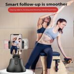 ⁦360-Degree Rotating Smart Tracking Camera Platform Live Streaming Tripod Phone Holder with Auto Tracking Camera⁩ - الصورة ⁦9⁩