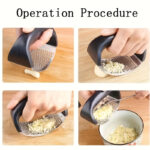 Stainless Steel Garlic Press - Manual, No Charging Needed, Durable Metal Kitchen Gadget for Effortless Garlic Crushing, Essential for Home and Dorm Cooking - Image 8