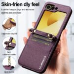 Wallet Phone Crossbody Bag Case for SamSung for Galaxy Z Flip6/Z Flip5/Z Flip4/Z Flip3 5G with Card Slots - Image 2