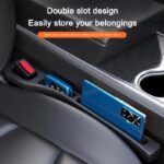 Pack of 2 Car Seat Gap Storage Strips, Leak-proof Design Prevents Debris Falling and Can Also Store Small Items, In-Car Interior Gap Organizer - Image 2