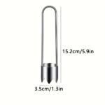 1/2/3pcs Stainless Steel Fruit & Vegetable Corer Tool - Efficient Kitchen Gadget for Cucumbers, Bell Peppers, Apples, Tomatoes, Jalapenos - Durable, Easy-to-Use Core Remover for Home Cooking, Core Removal Tool | Streamlined Design | Stainless Steel Tool - Image 3