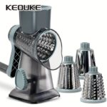 KEOUKE Multi-Functional Cheese & Vegetable Grater with Container - Durable Plastic, Sharp Grating Surface, Ideal for Kitchen Use, Grates Cheese Perfectly for Breakfast, Brunch, and Mor