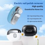 Red Type-C Fast Charging Nail Drill with Ultra Long Battery Life - Rechargeable Electric Nail Clipper, Nail Grinder, and Nail Lamp for Manicures, Pedicures, and Nail Care, Nail Care Tool | Modern Nail Care | Durable Nail Care, Nail Care Tools - Image 4