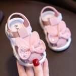 Children'S Cartoon And Floral Pattern Low-Top PVC Shoes with Buckle Closure And Soft Sole for Infants And Young Learners - Image 6