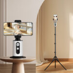 1pc Smart AI Anti-Shake Gimbal, 360° Rotating Face Recognition, Live Streaming Selfie Panorama Tracking Magic Tool, Ideal Gift for Major Holidays (Christmas, Halloween, Easter, Valentine's Day, Thanksgiving, etc.)