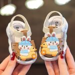 ⁦TEEOEC Youngsters's Cute Bunny Sandals - Breathable, Sturdy Sole, Protective Toe-Cap, PVC Footwear for Boys & Girls - Ideal for Spring/Summer Outdoor Activities, Youngsters Steps with Secure Fastening⁩ - الصورة ⁦8⁩