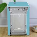 1pc Fashionable Washing Machine Cover, Oxford Fabric with Floral Pattern, Waterproof, UV, Oil-Resistant, Durable, for 8-10kg Front Load, Top Load, Front Load, Washing Machine, Dryer, Washer Dryer Combo - Image 3