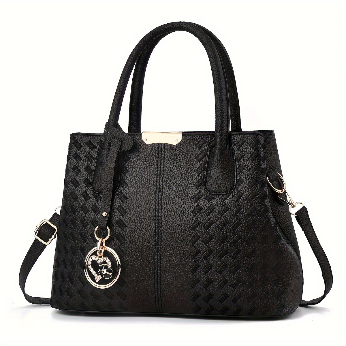 bd1974fb-af1f-42b9-8520-ba81ac0a249b.jpg Mother's Day Gift for Mom Large Capacity Women's Bag New Commuter Handbag Simple Tote Fashionable Versatile Shoulder Easter - Image 1