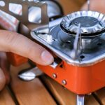 ⁦Portable Stainless Steel Camping Gas Stove with Electric Ignition - Windproof, Sturdy Support for Outdoor Hiking And Picnics.⁩ - الصورة ⁦10⁩