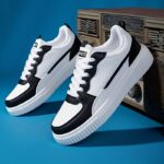 Women'S Casual Athletic Sneakers, Skate Shoes with EVA Sole, Comfortable & Lightweight, Non-Slip & Stable Fit, All-Season, Ideal for Daily Wear & Outdoor Activities, Fits All Seasons, Low Top Lace-Up Style, Plain Toe, Couples' Matching Design, Everyday Sn - Image 5