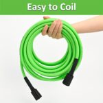 Super Flexible Pressure Washer Hose 10m/32ft 2900 PSI Kink Resistant Power Washer Hose 1/4 CarWash Extension Hose M22-pin 14/15 - Image 3