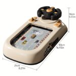 ⁦Kids Racing Game Console with Steering Wheel - Realistic Driving Experience, Competitive Toy for Ages 3-6, Exciting Strategy Game, New Year Gift, USB Powered, ABS Material, Traffic Education⁩ - الصورة ⁦2⁩