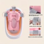 Soft & Non-Slip Youngsters Bath Seat Cushion - Cozy Bath Pillow for Youngsters, Perfect Gift for Christmas, Halloween, Thanksgiving, New Year | MAYAPHILOS | White/Pink/Blue - Image 8