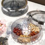 Multi-grid Snap-on Seal, Glacier Pattern Seal, Dried Fruit Plate, Living Room, Coffee Table, Household Candy, Snack Display Plate, Nut Storage Box, Fruit Plate - Image 7