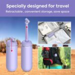Travel-Friendly Handheld Bidet - 380ml Leakproof, Portable Personal Hygiene Sprayer with Removable Water Storage - Image 6