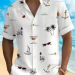 Men's Hawaiian Style Short Sleeve Shirt With Tropical Plant 3D Print - Casual Vacation Beach Shirt For Summer - Image 7