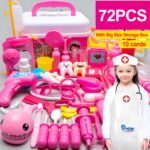 31/53/72pcs Kids Doctor Playset, Pretend Medical Kit for Toddlers, Educational Toy Set for Boys & Girls, Role Play with Tools, ABS Material, Ideal for Christmas & Birthday Gifts