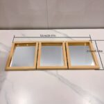 Wooden Triptych Mirror Reggio Classroom Folding Acrylic Three-Sided Mirror Suitable for Light Table Light and Shadow Classroom Decoration Material - Image 5