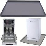 Disposal Dishwasher Mat, Portable Silicone Pad with Raised Edges, Small Dishwasher Drip Tray for Leaks, Anti-Slip Protective Mat, 59.94cm x 59.94cm - Image 8