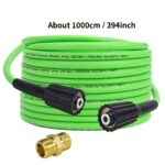 Super Flexible Pressure Washer Hose 10m/32ft 2900 PSI Kink Resistant Power Washer Hose 1/4 CarWash Extension Hose M22-pin 14/15 - Image 6