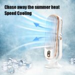 ⁦Jkuoo Ultra-Quiet Desktop Fan - Compact USB Rechargeable Air Cooler for Office and Home Use, Lithium Battery Powered⁩ - الصورة ⁦13⁩