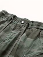 Men's Camo Cargo Shorts with Multiple Pockets - Cotton Blend, Casual Outdoor & Hiking Wear - Image 9
