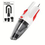 Car Wired Vacuum Cleaner, Car Cleaning Interior Cleaning Dust Removal Suction Large Power Strong Suction Green Black Suitable for People with Cars - Image 8