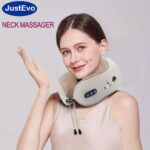 JustEvo Neck Massaging Pillow, Full-Body Massager, Home Massage Device, Shiatsu Massage, Relaxation Massage, Pre-sleep Massage, Travel Essential, Suitable for All Occasions, the Perfect Valentine's Day Gift. - Image 8