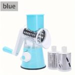 Multifunctional 3-in-1 Easy-to-Use Manual Cheese and Vegetable Potato Grater with Handle - Made of Durable Plastic, Rustproof, Easy to Clean, Perfect for Kitchen, Camping, and RV Use - Includes 3 Interchangeable Shaving Blades - Image 12