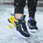 ⁦Men's and Women's Snow Sports Shoes, Anti-slip and Warm, Winter Outdoor Snow Boots⁩ - الصورة ⁦3⁩