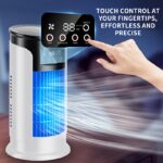 3-in-1 Function, Portable Air Conditioner Humidifier Aroma Lamp Fan, USB Cooler AC, Essential Cooling Device for Office and Home Use, USB Portable Air Conditioner, USB Fan - Image 3