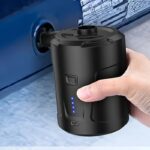 USB Rechargeable Electric Air Pump - Compact, Wireless Inflation Device for Camping, Portable for Inflatable Cushions, Air Mattresses, Boats, Swimming Rings, Made with Durable ABS & Copper