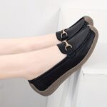 Women's Simple Flat Loafers, Casual Slip On Shallow Mouth Shoes, Lightweight & Comfortable Shoes - Image 9