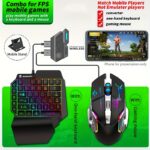 3-in-1 converter, one-handed keyboard, gaming keyboard and mouse combination, 35 game-specific keys, RGB lighting, membrane keyboard, ergonomic design, automatic pressing and grabbing of peripherals, long-term use without fatigue