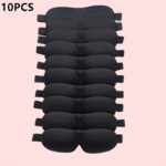 1/3/5/10 Pack Sleep Pure Black 3D Contoured Eye Mask - Pure Blackout, Soft Comfortable Ergonomic Design, Hypoallergenic & Fragrance-Free for Adults, Men & Women - Travel, Home, Office Use, Sleep Enhancement | Modern Sleepwear | Skinfriendly Material, Slee - Image 8