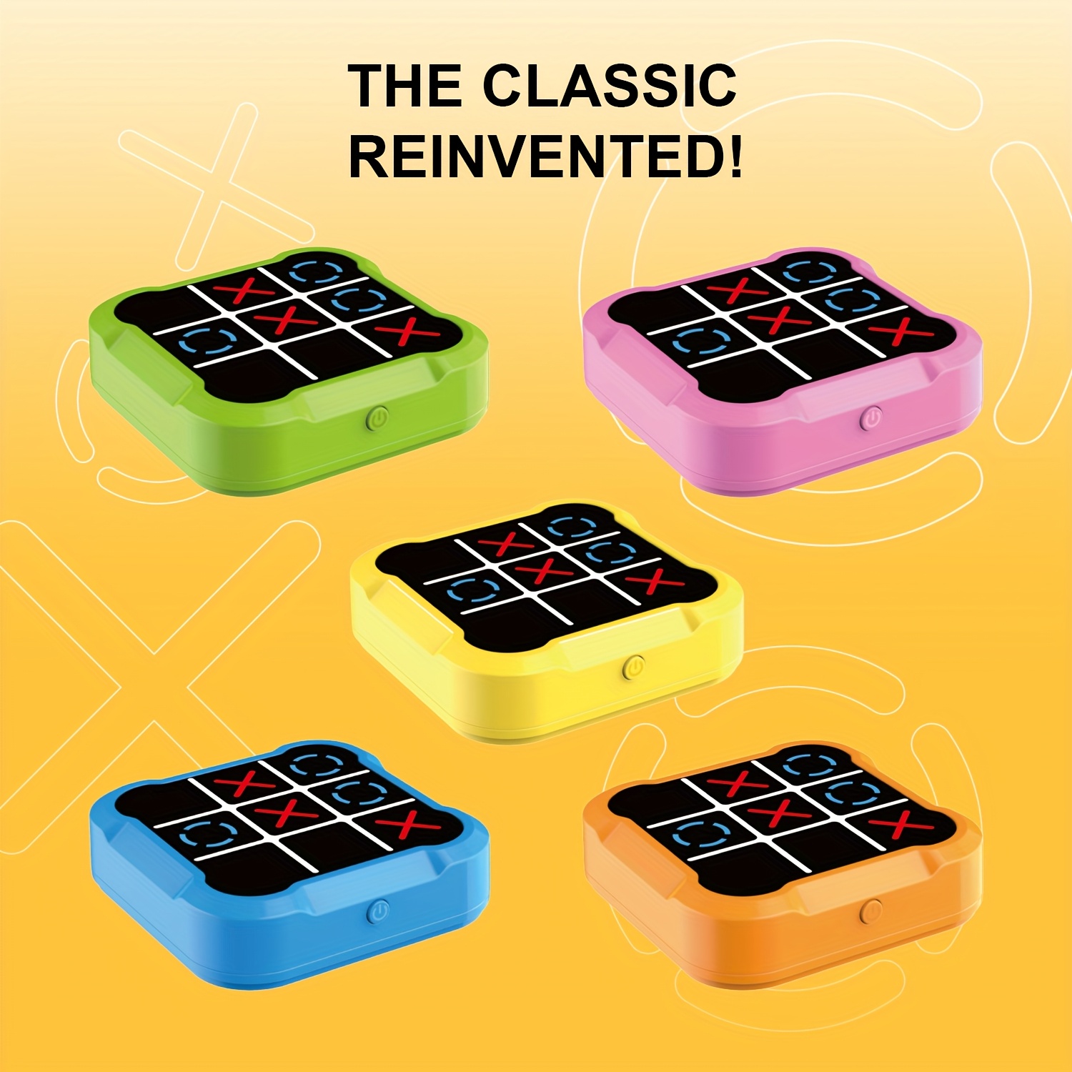 cb0ddd0f-dc02-4e2c-ade8-228c4c411550.jpg Mini Handheld Game Machine, IQ Puzzle Toy for Youngsters, Four-in-One Tic-Tac-Toe GAME, STEM Memory Training, Portable for Travel, Kids' Day, Back-to-School Season (Batteries Not Included) - الصورة 1