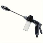 High-Pressure Car Wash Gun, Multi-Functional Garden Hose Nozzle, Adjustable Thick Rod Spray with Copper-Plated Tip, Universal 3/4" and 1/2" Quick Connect Adapter for Cleaning Tools, Garden Water Pipe Long Rod Nozzle, Standard Thread for European and Ameri - Image 2