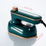 Portable iron, mini wrinkle removal ironing machine, supporting dry and wet ironing, fast heating, 180 ° foldable rotating handheld iron, compact and convenient storage, suitable for home, travel, and student dormitories--EU - Image 2