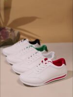 Women's Fashion Sneakers, Casual Low Top Comfortable Platform Soft Sole Skate Shoes, Low-top Versatile Work Footwear - Image 13