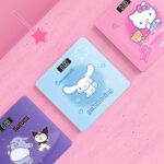 For Hello Kitty & for Kuromi Digital LED Display Screen Smart Electronic Scale with Cute Character Designs, Pink, Blue, Purple - Battery Powered, Ideal for Daily Use & Gift-Giving - Image 4