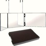 360° Foldable Hair Cutting Mirror With 3-Sided Reflection, Portable Hanging Makeup Mirror, No Battery, No Electricity Required - Image 6