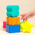 ⁦This Early Education Toy Vehicle for Boys And Girls Offers Geometric Play, Blocks for Pushing, a Colorful Set of Intelligence Blocks, Shape Matching, And Classification, Allowing Youngsters to Develop Cognitive Skills And Exercise Hand-Eye Coordination.⁩ - الصورة ⁦6⁩