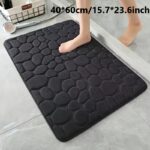 1pc Anti Slip Pebble Pattern Soft Absorbent Foot Pads for Bathroom, Bedroom & Kitchen - Absorbs water and reduces slipping - Image 11