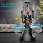 ⁦360-Degree Rotating Smart Tracking Camera Platform Live Streaming Tripod Phone Holder with Auto Tracking Camera⁩ - الصورة ⁦5⁩